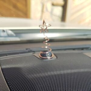 Elegant Copper Star Car Dashboard Accessory